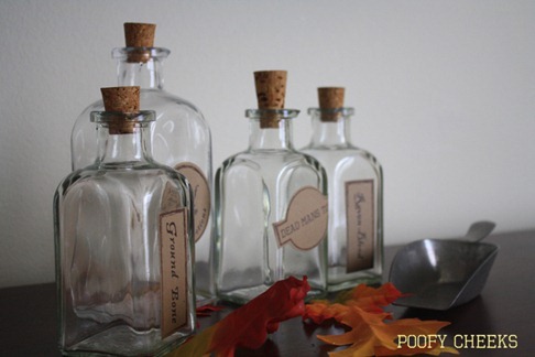 Apothecary Jars and FREE Printables from www.poofycheeks.com
