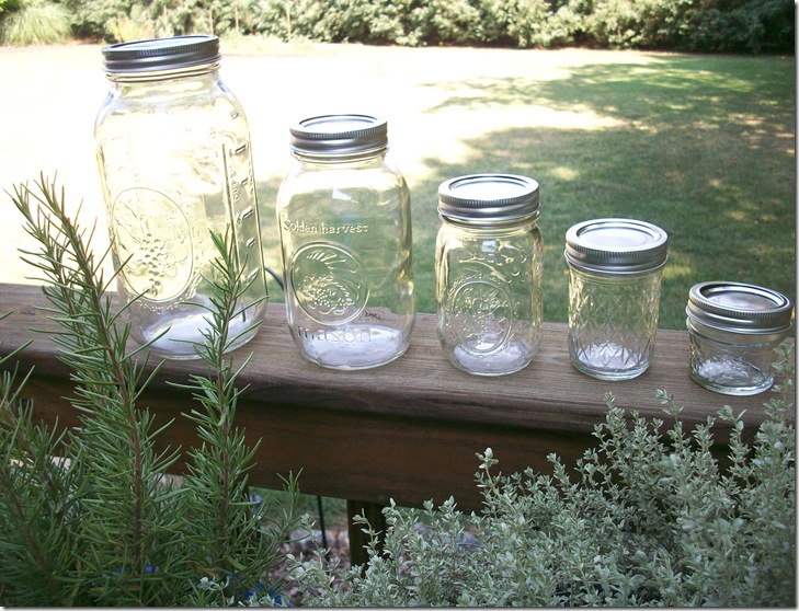 Pickles and Cheese: Half Gallon Size Canning Jars