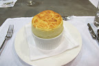 The TV kitchen prepared a most delicious 4-cheese soufflé.