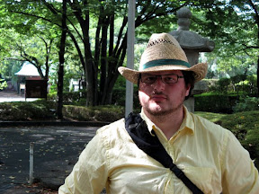 Bryan in a hat.