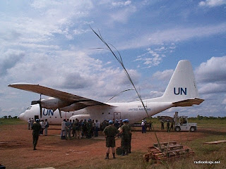 Avion cargo des Nations unies, 2003.