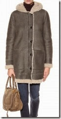 Closed Grey Suede and Shearling Jacket