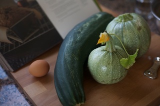 First star ingredient in the Garden Kitchen: Homegrown Zucchini!