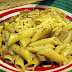 Isaac's Pasta: Drizzled in white sauce, mushrooms, herbs, and loads of parmesan cheese
