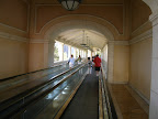 Moving sidewalks.  What will they think of next?  1