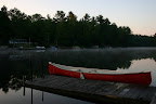 The dock at dawn