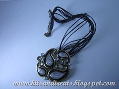 black necklace, by bitsandtreats