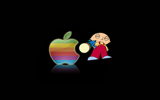 stewie hates mac family guy wallpaper 1440x9001