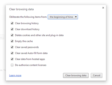 Chrome Browsing History Cleaner