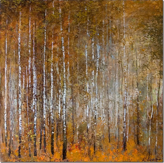Abedul otoño-Alexander-Zavarin-ENKAUSTIKOS Abedul otoño-Alexander-Zavarin-ENKAUSTIKOS