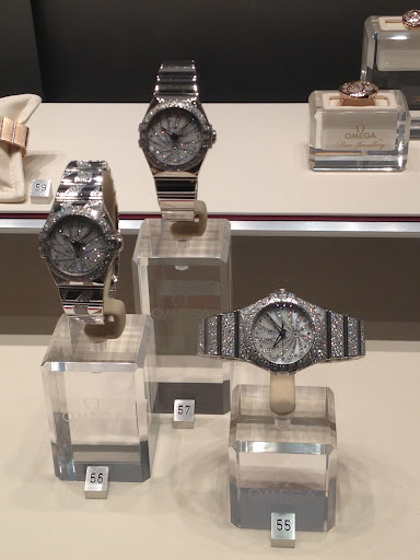 Proof that a watch can be as elegant as any other piece of jewelry: diamond pave styles from Omega. Proof that a watch can be as elegant as any other piece of jewelry: diamond pave styles from Omega.