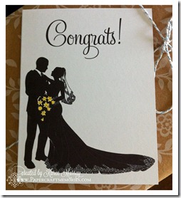 Congrats wedding card