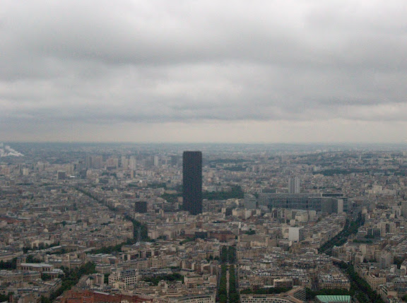 Panoramic view over Paris