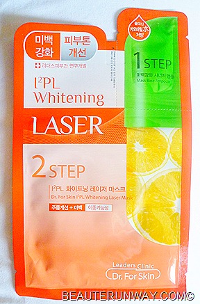 Leader’s Clinic Mask  IPL Whitening Laser 2step mask 