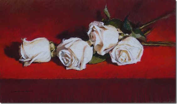 Tus cuatro rosas-German-Aracil-Enkaustikos Tus cuatro rosas-German-Aracil-Enkaustikos