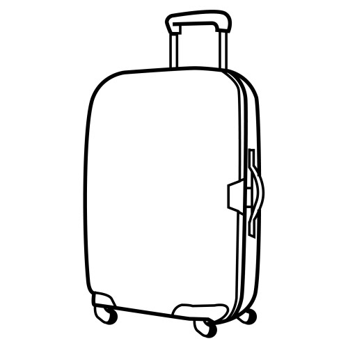 Suitcases Coloring Suitcases Coloring