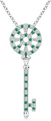 Round-Emerald-and-Diamond-Key-Pendant-in-14K-White-Gold_SP0176ED