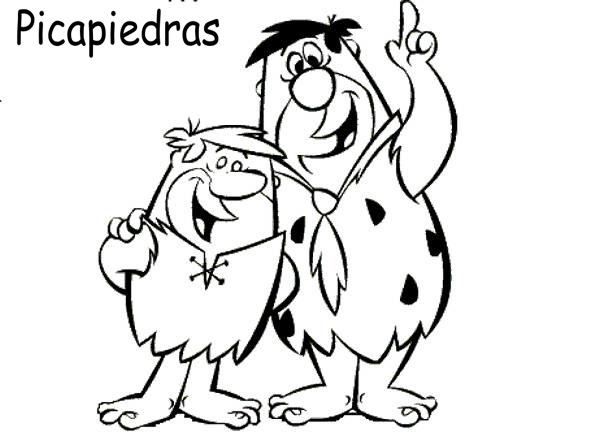 COLOREAR DIBUJOS DE LOS PICAPIEDRAS