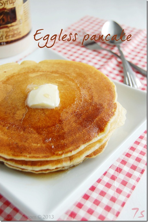 Eggless pancake