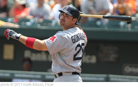 'Boston Red Sox first baseman Adrian Gonzalez (28)' photo (c) 2011, Keith Allison - license: http://creativecommons.org/licenses/by-sa/2.0/