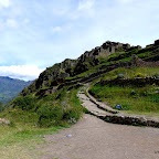 We turn for one last look at the Inca ruins of the Sacred Valley.