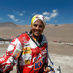 MOTORSPORT - DAKAR ARGENTINA CHILE PERU 2012 - STAGE 9 - ANTOFAGASTA (CHI) TO IQUIQUE (CHI) - 10/01/2012 - PHOTO:  FREDERIC LE FLOCH / DPPI.45  SANZ PLA-GILIBERT EULALIA (ESP) GAS - GAS EC 450