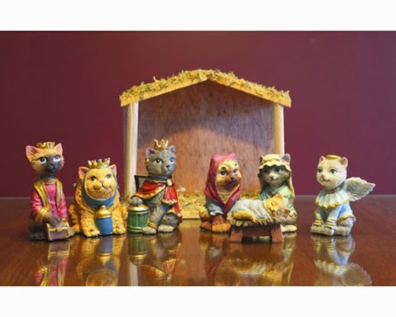 Cat Nativity Collectible Figurines Set 7 Pieces NEW eBay