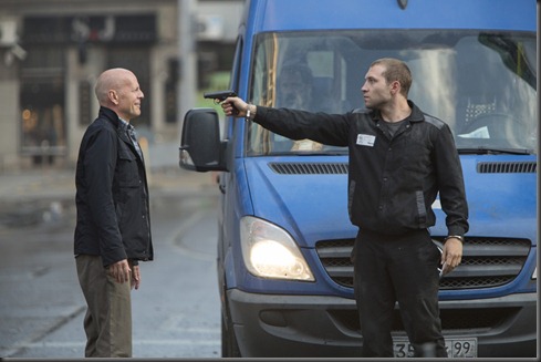 bruce willis and jai courtney - A GOOD DAY TO DIE HARD