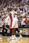 lebron james nba 110511 mia vs bos 11 game 5 Dwyane Wade & LeBron James lead Heat past Celtics into East finals