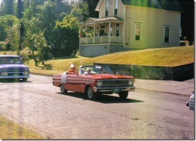 13 1964 Ford Falcon Futura Sprint Convertible in the Rainier Days in the Park Parade on July 13, 1996