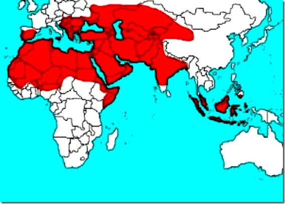 caliphate Turkish Ottoman Empire map