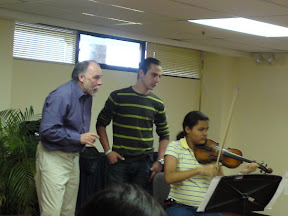 Cuarteto Chilingirian. Cátedra Música de Cámara a Músicos de Fesnojiv. Cumaná. Enero 2010