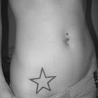 one stars - Hip Tattoos Designs