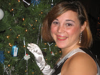 Erika at the 'Sapphire' tree