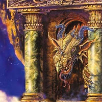 dragon entre columnas