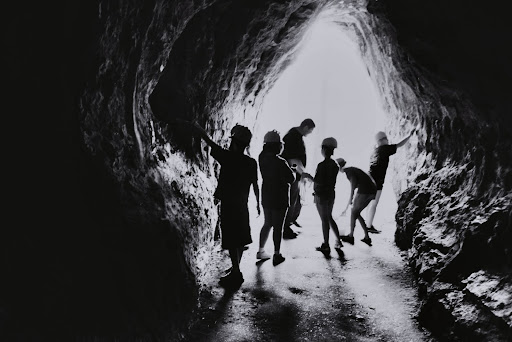 The Boys and Girls Club Torch Club teamed up with the Springfield Greene County Parks Board for a cave restoration project today. Photo Credit: Alex Crowder
