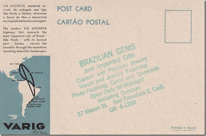 Via Anchieta Highway, Brazil Postcard pg. 2