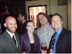 James Freedland, Diana Montford and Stonewall Democrats Past President Matthew W. Carlin.