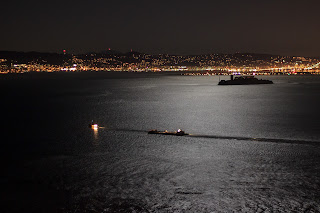 Alcatraz at night