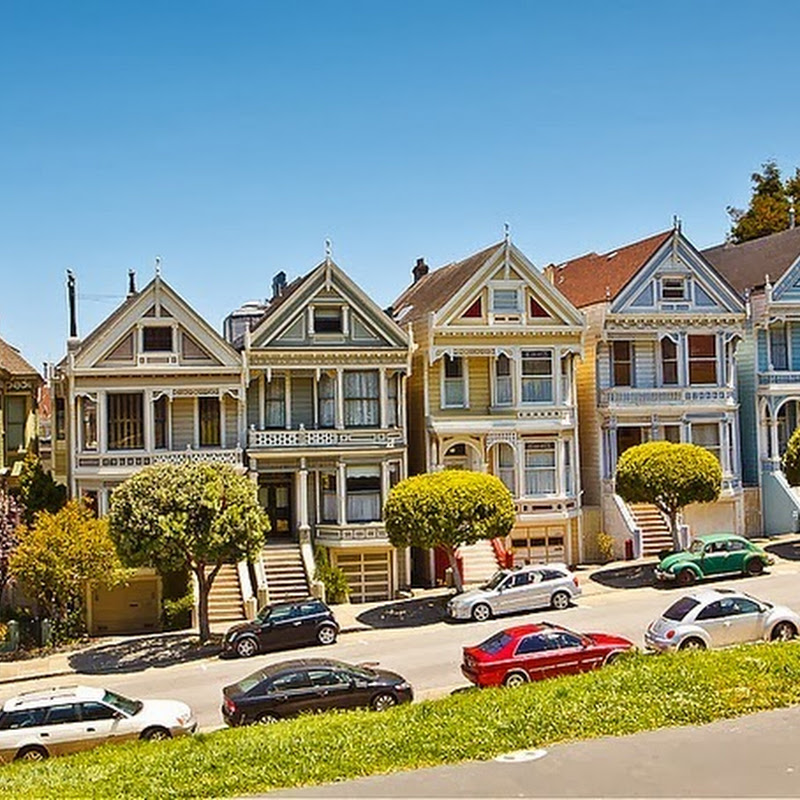 San Francisco Painted Ladies Color Changed San Francisco Painted Ladies Color Changed