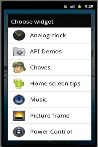 Chaves Widget