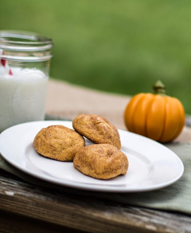 Pumpkin Snickerdoodles with Cream Cheese Filling (2)