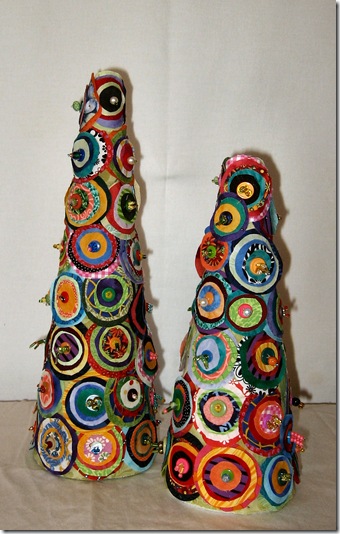 beaded trees