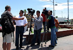 I was followed for several hours by tv and other press.