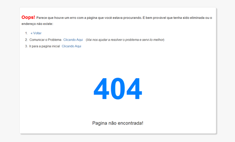 Pagina de erro 404