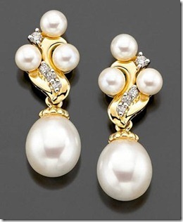 earrings with pearls