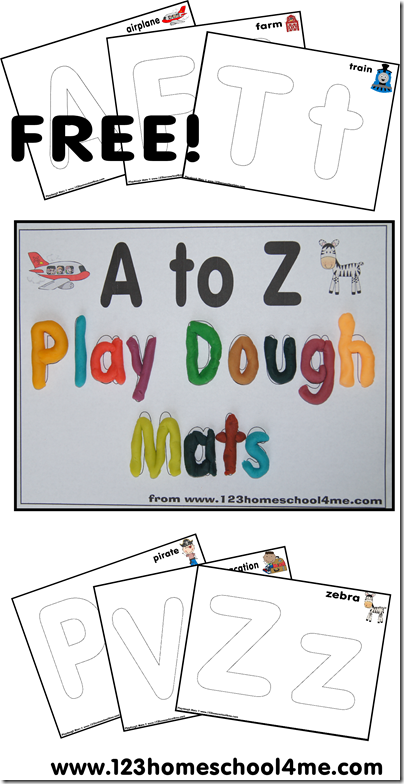 FREE Alphabet Playdough Mats -these free printables are great to help toddler, preschool, prek, and kindergarten age kids learn to make their letters in a fun, hands on way. These are great for summer learning, preschools, centers, and homeschooling FREE Alphabet Playdough Mats -these free printables are great to help toddler, preschool, prek, and kindergarten age kids learn to make their letters in a fun, hands on way. These are great for summer learning, preschools, centers, and homeschooling