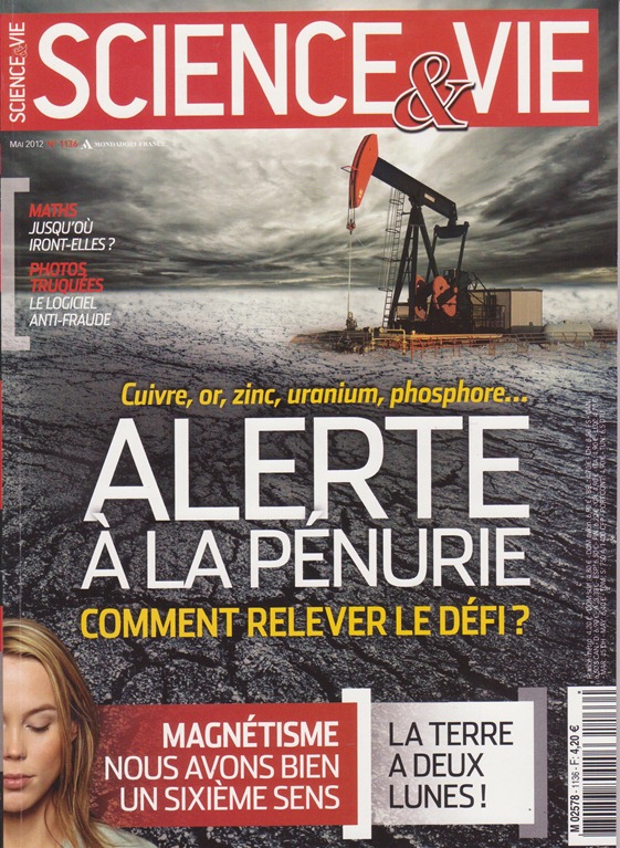 portada Sciences&Vie mai 2012