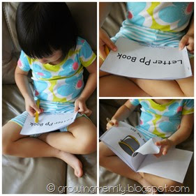 Letter P Minibook Letter P Minibook
