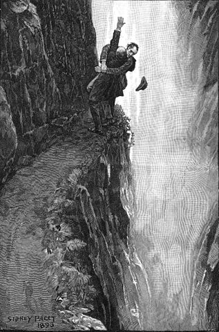 holmes and moriarty in the final problem